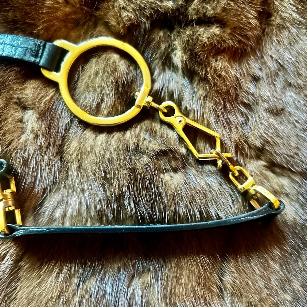Prada Black Leather Belt